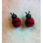 Ladybug Broach,Hair-clip & Band